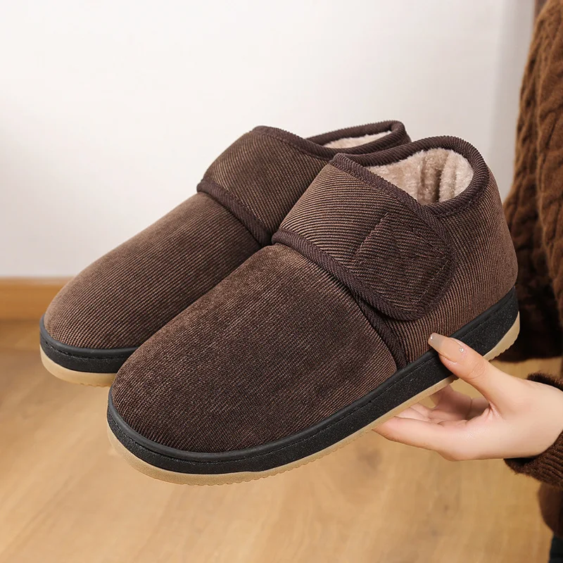 Sapatos de algodão de inverno para homens e mulheres Uso interno e externo Conforto e aquecimento para seus pés Ideal para o inverno Mantenha-se aquecido e confortável — foto 7