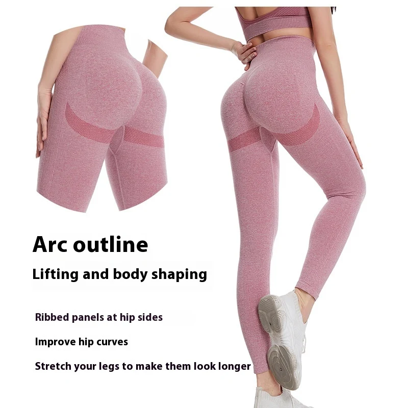 Calças legging esportivas de corrida, cintura alta, efeito empina bumbum, elásticas, secagem rápida, para fitness e treinos. — foto 14