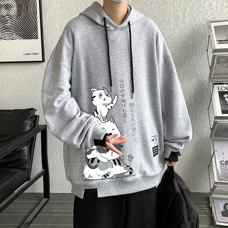 Moletom com capuz estilo Hong Kong para meninos, com gola de lapela. Conforto e estilo para os pequenos. Perfeito para um visual casual e moderno. — foto 19