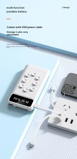 Title 9, Suction Cup Power Bank with Removable Bracket f...
