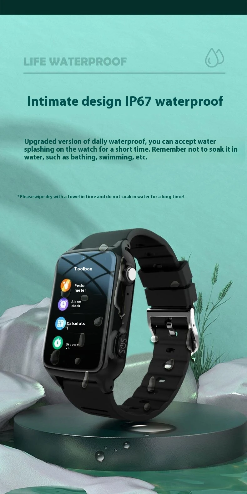 4G Smartwatch voor senioren met positionering, anti-verlies, alle netwerken compatibel, veiligheid en gemoedsrust voor ouderen, eenvoudig in gebruik. — foto 11