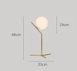 Copper bedroom bedside table lamp, creative simple design. Enjoy the intrinsic color of copper, providing a warm and inv — photo 11