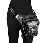 Nova Bolsa Locomotiva de Corrente Caveira Steampunk Transporte seus pertences com estilo único e funcional. Leve tudo o que precisa — foto 4