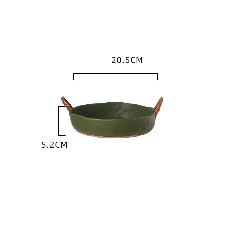 Title 9, Handmade Ceramic Vegetable Fruit Plate Serve yo...