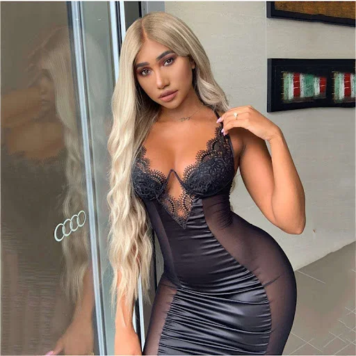 Title 6, New European and American womens sexy see-thro...
