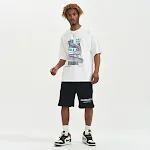 Camisetas soltas de manga curta com estampa digital para homens e mulheres. Conforto e estilo para o dia a dia, perfeitas para looks casuais. — foto 4