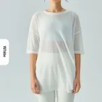 Lightweight and slightly transparent casual sports blouse, perfect for active lifestyles, offering breathability and a c — photo 5