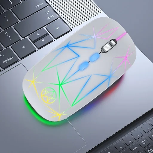 Title 6, Wireless Bluetooth Mouse Dual-mode Luminous Cha...