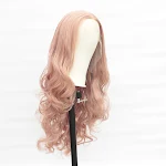 Peruca Lace Front de fibra química, com aspecto natural e fácil de pentear. Ideal para mudar o visual, confortável e prática. — foto 2