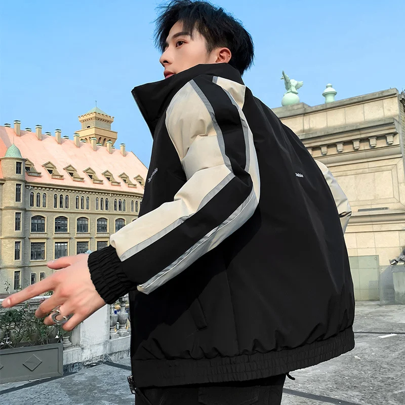 Winter Herren Warme Daunen Baumwolljacke Ultimativer Komfort und Wärme, perfekt für kalte Tage, stilvolles Design, schützt vor eisiger Kälte. — foto 2