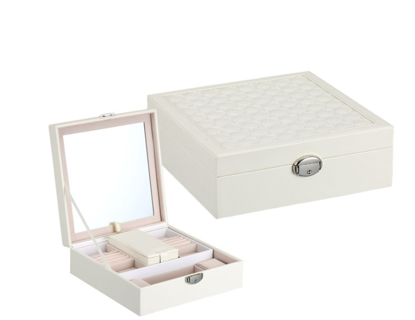 Kaseg jewelry box custom solid color multi-function cosmetic box creative wooden wholesale. Organize and protect your je — photo 4