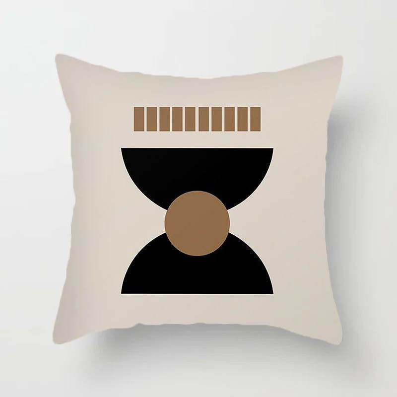 Capa de almofada com arte de linha geométrica, perfeita para decorar seu sofá ou cama. Adicione um toque moderno e elegante à sua casa. — foto 13