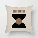 Capa de almofada com arte de linha geométrica, perfeita para decorar seu sofá ou cama. Adicione um toque moderno e elegante à sua casa. — foto 13