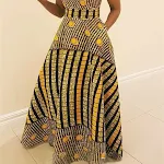 Vestido feminino de uma peça com estampa e alças da eBay, perfeito para o verão. Leve, confortável e estiloso para um visual fresco e elegante. — foto 1