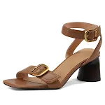 French Retro Ankle-strap Open Toe Sandals Women's High Heels – perfect for adding a touch of vintage elegance to any out — photo 3