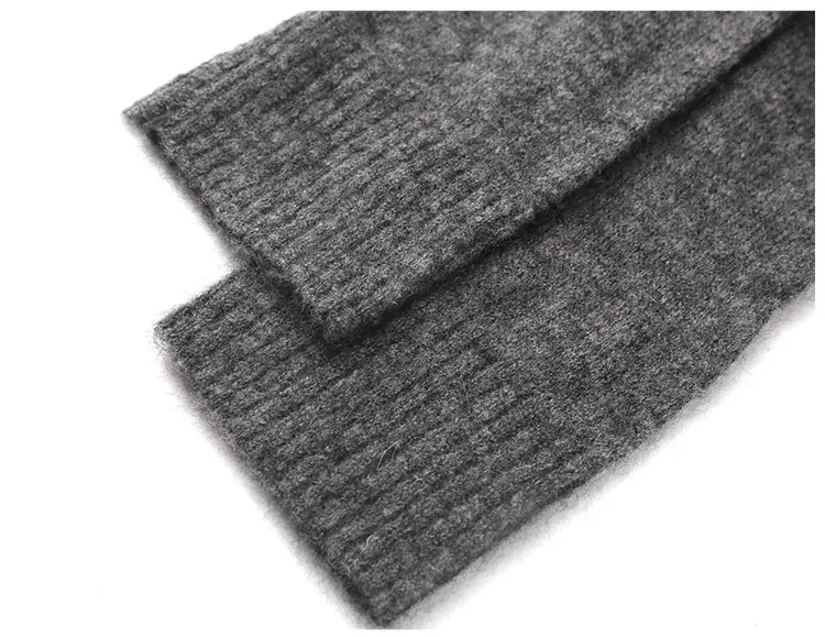 Title 6, Womens Simple Wool Sweater Loose Knitted Mohair