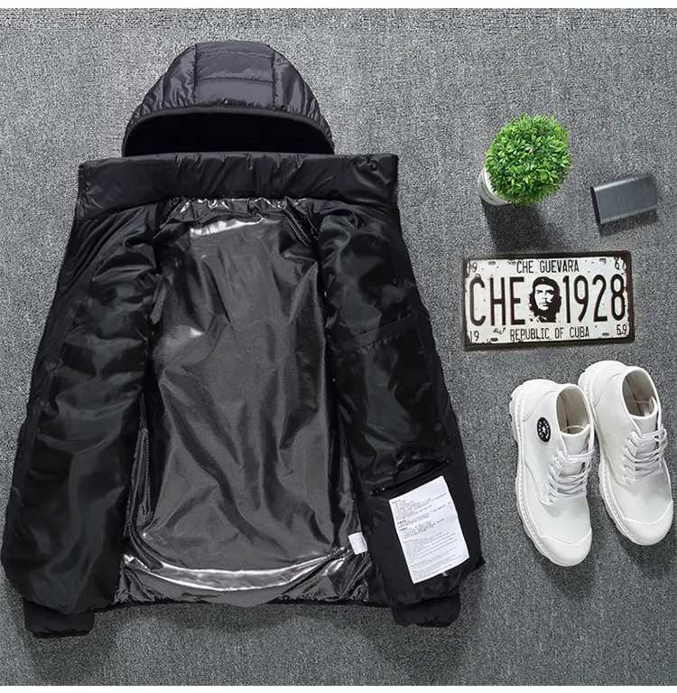 Title 1, Smart heating cotton jacket with USB electric h...