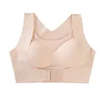 Women's traceless front button underwear bra, offering invisible comfort and support, easy to put on and take off, perfe — photo 1