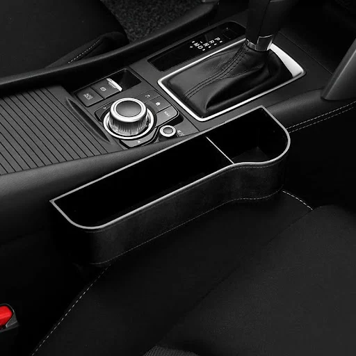 Title 4, Car Seat Gap Storage Box with Wireless Charging...
