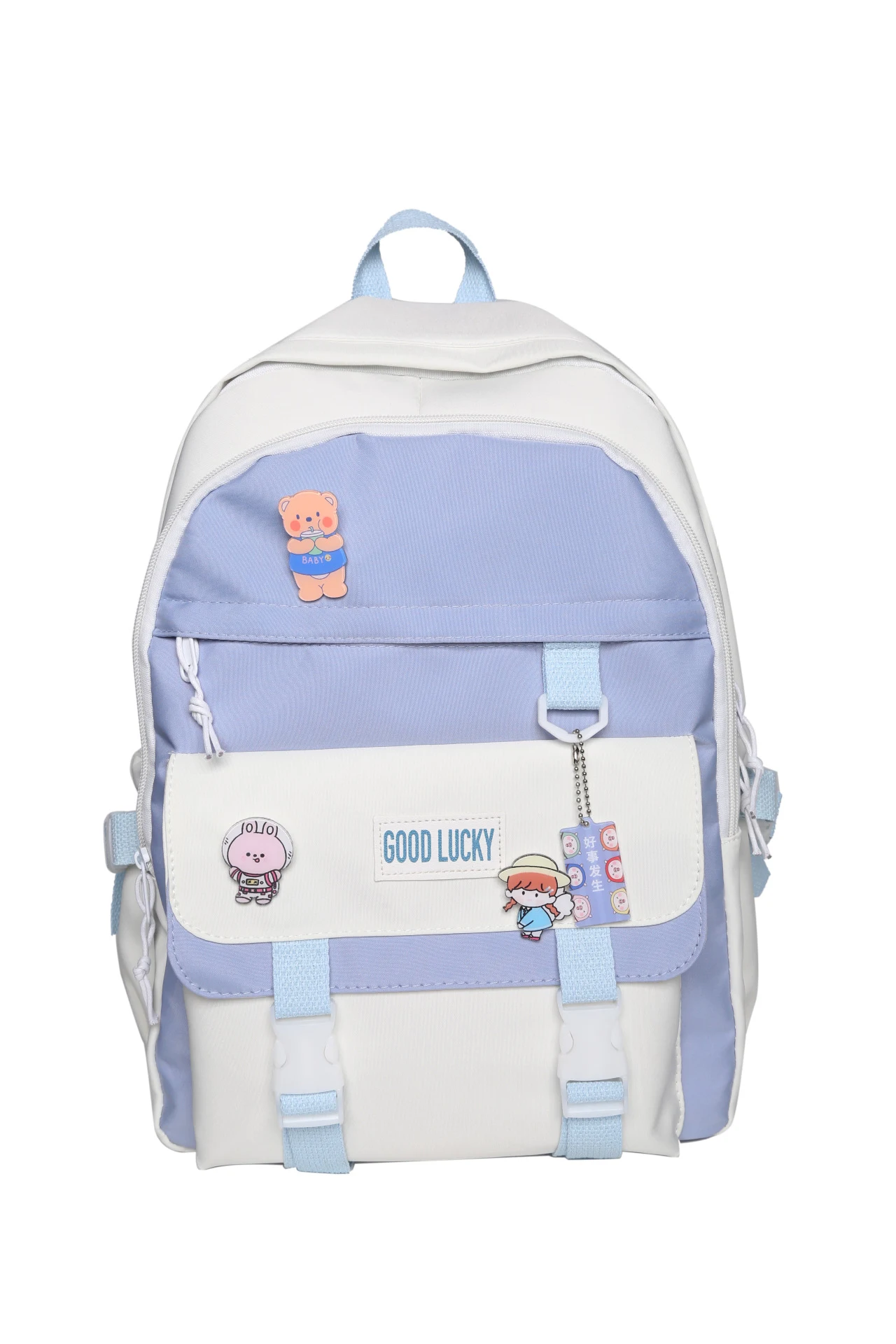Title 8, Simple Large-capacity Light Backpack for High S...