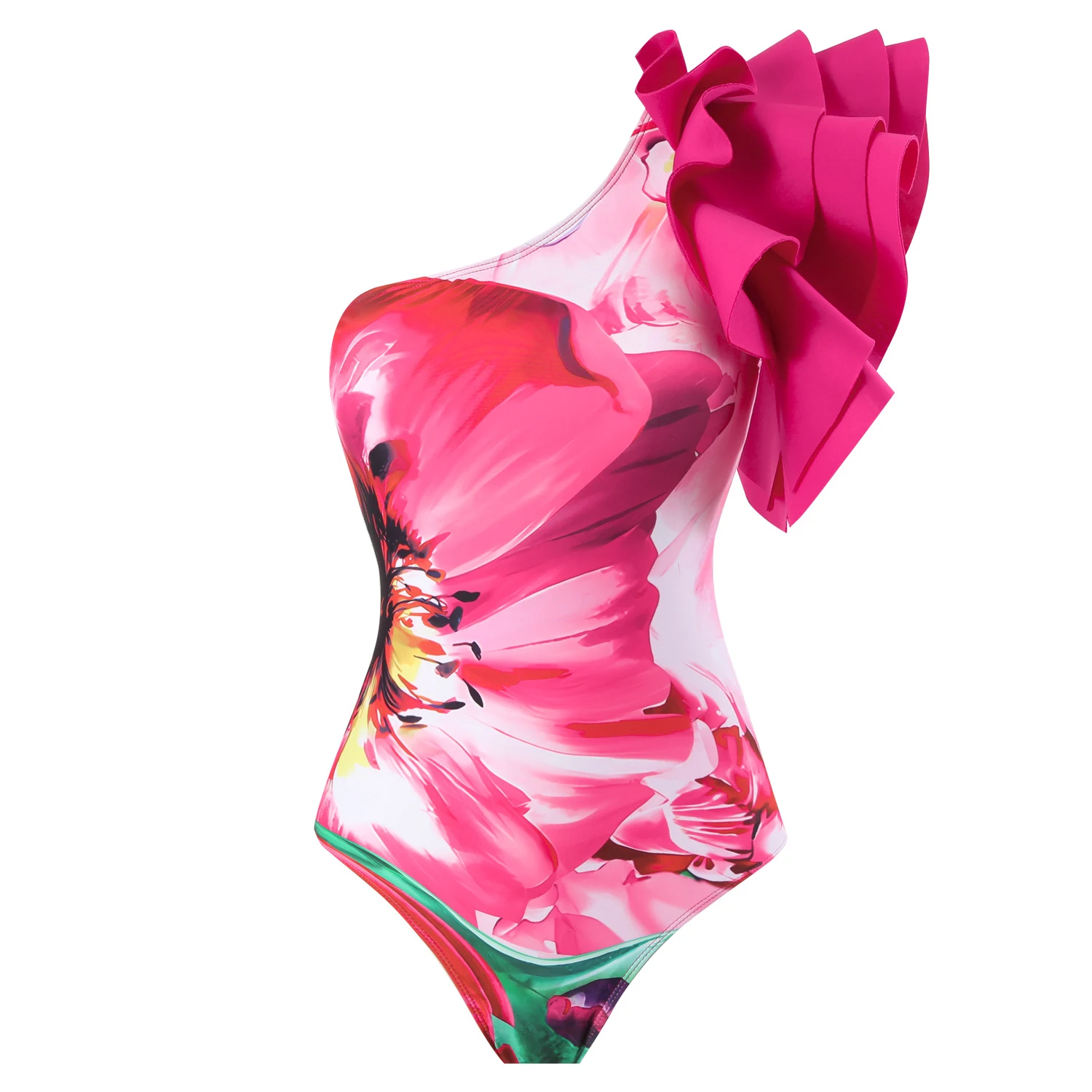 Title 6, Fashion Design One-piece Swimsuit European And ...