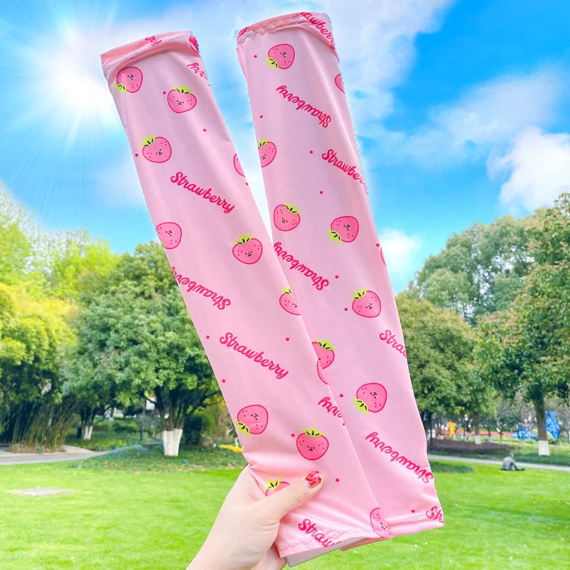 Title 15, Summer Ultra-Thin Cute Fruit Sunscreen Ice Sleeves