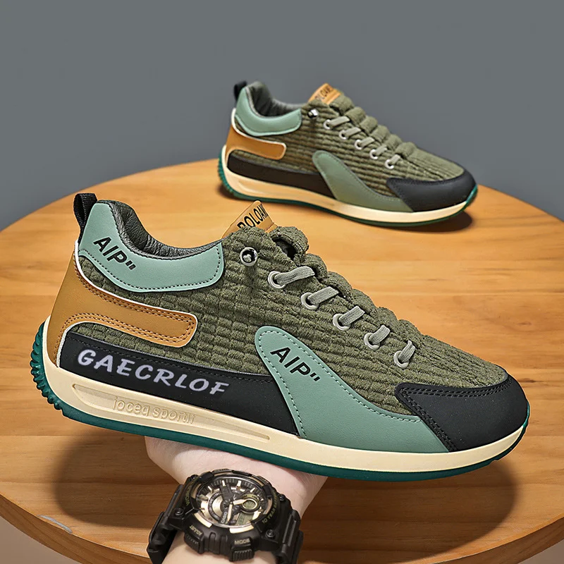 Tênis de corrida masculino, moderno, casual e leve. Perfeitos para o dia a dia e atividades leves, combinando estilo, conforto e versatilidade. — foto 3