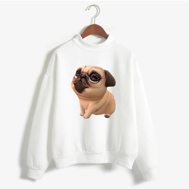 Title 6, Wunderschönes und süßes Mops-Print Sweatshirt, ...