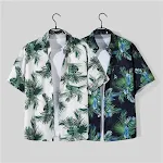 Conjunto masculino de duas peças Shorts e Camiseta Verão Casual Solto Moderno Ideal para o conforto e estilo no verão. — foto 11