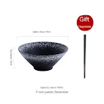 Household Ceramic Large Ramen Bowl Tableware Set. Enjoy delicious soups and noodles at home with this durable and stylis — photo 25