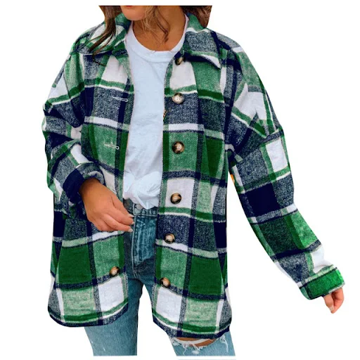 Title 7, Long Sleeve Loose Overcoat Coat