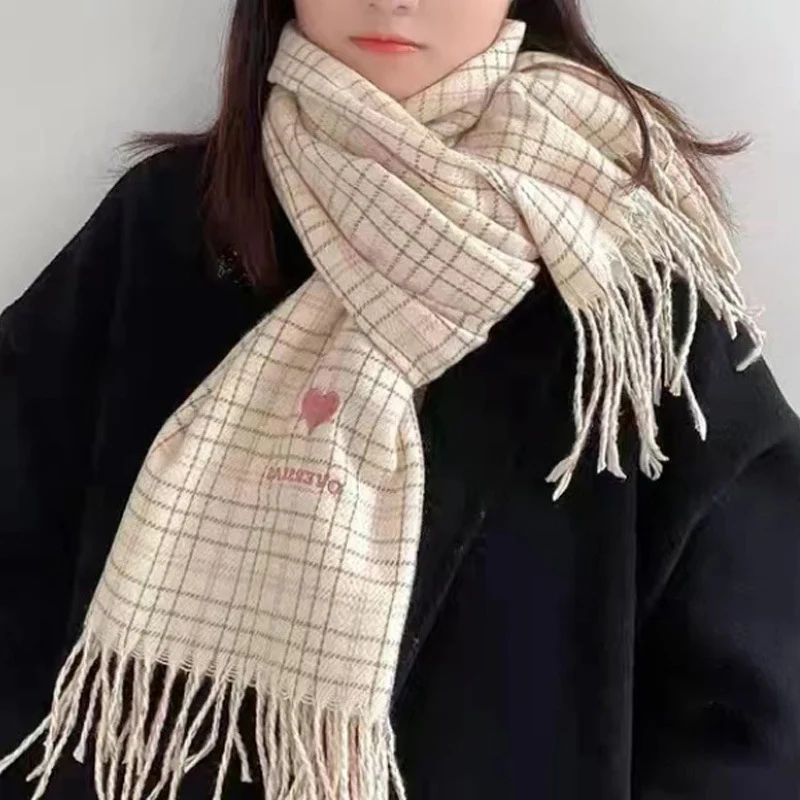 Title 2, Sciarpa scialle in cashmere sintetico caldo all...