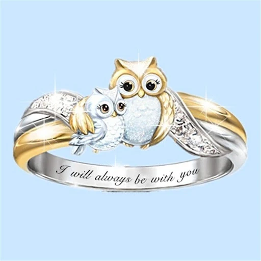 Title 2, Uil hanger ketting Dieren sieraden Stijlvol acc...