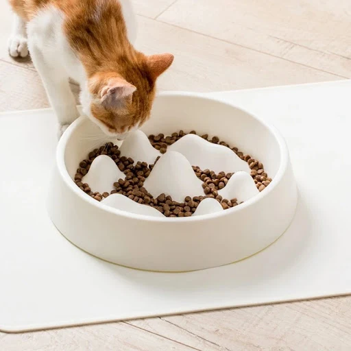 Title 3, Pet Slow Feed Bowl Anti-Gulp Design Slows Eatin...