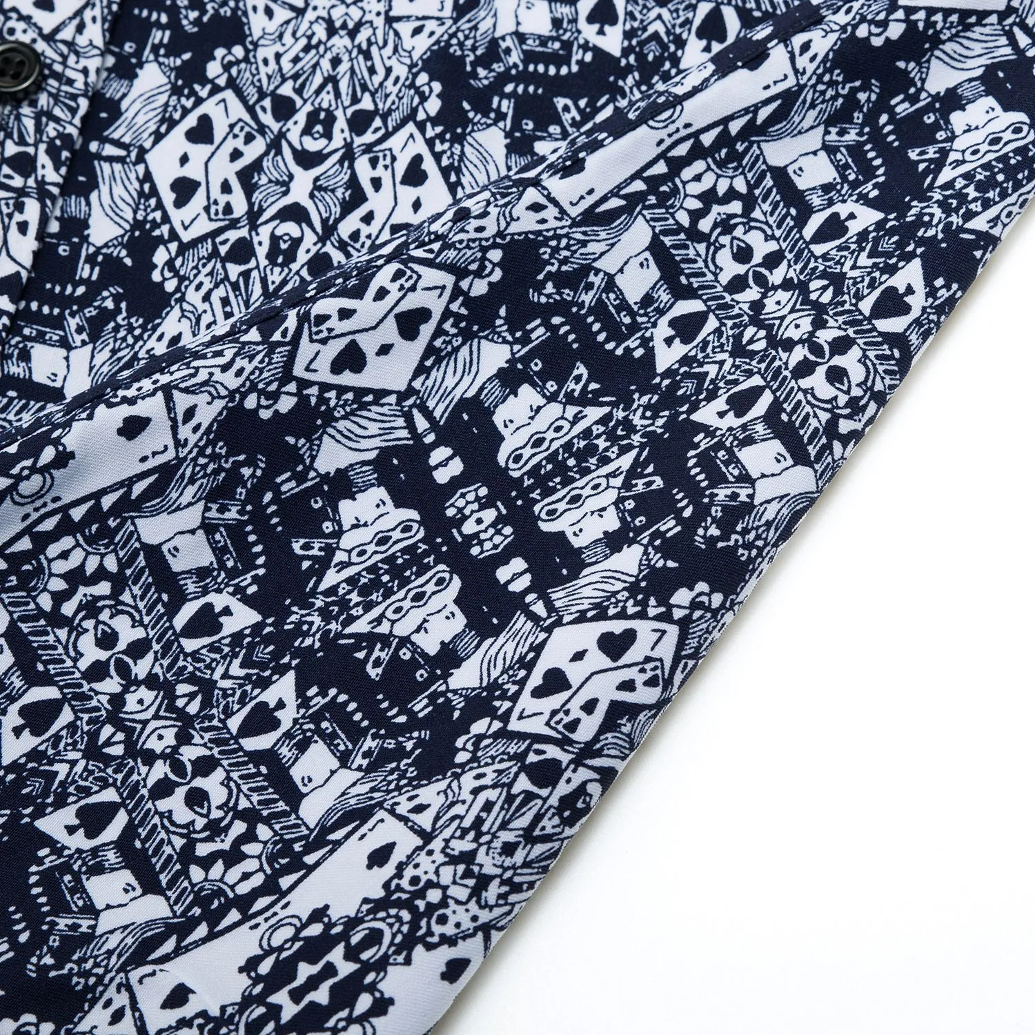 Men's Cotton Shirt with Poker King Print for a stylish and comfortable look. Perfect for casual wear, offering both comf — photo 5