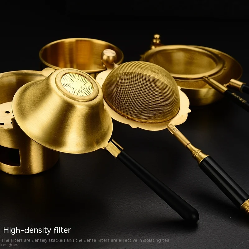 Pure Brass Tea Strainer for Kung Fu Tea Set, Filter Accessories, Tea Filter, Fair Tea Water Separation Utensils. — photo 9