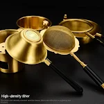 Pure Brass Tea Strainer for Kung Fu Tea Set, Filter Accessories, Tea Filter, Fair Tea Water Separation Utensils. — photo 9