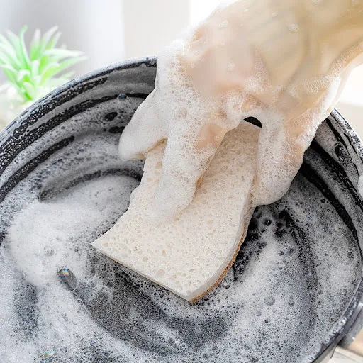 Title 3, Wooden Paddle Dish Cotton Sponge Mop for effort...