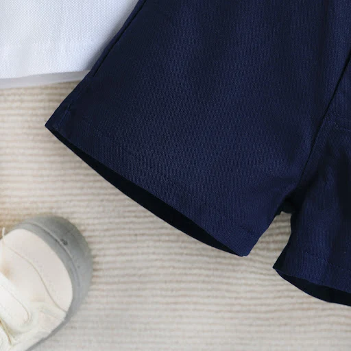 Title 11, Kinderzomerkleding set Polokraag top en bretels...