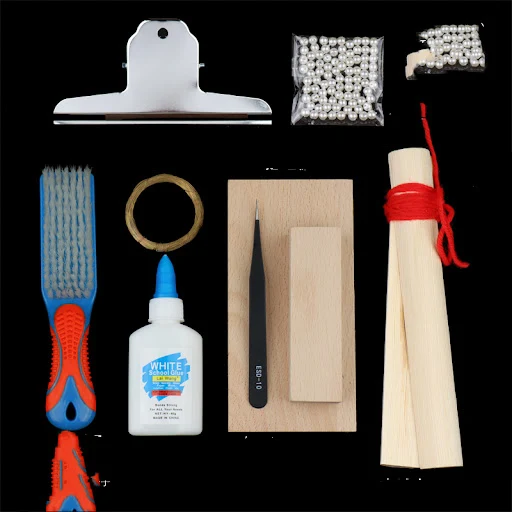Title 4, Intangible Velvet Flower Making Material Packag...
