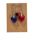 Red And Blue Hearts Pendant