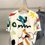 Men's Creative Printing All-match Short Sleeve T-Shirt. Versatile and easy to style, perfect for a modern casual look. A — photo 4