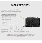Bolsa Crossbody Quadrada Pequena com Corrente para Mulheres Charmosa e Moderna Perfeita para Levar seus Essenciais com Elegância e Praticidade — foto 9