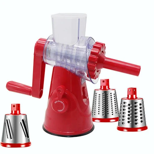 Title 7, 4 in 1 Home Manual Vegetable Cutter Slicer Mult...