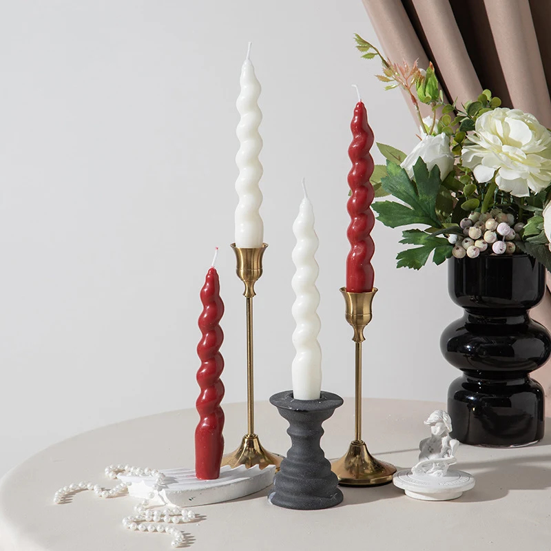 Title 8, INS Style French Spiral Aromatherapy Candle Twi...