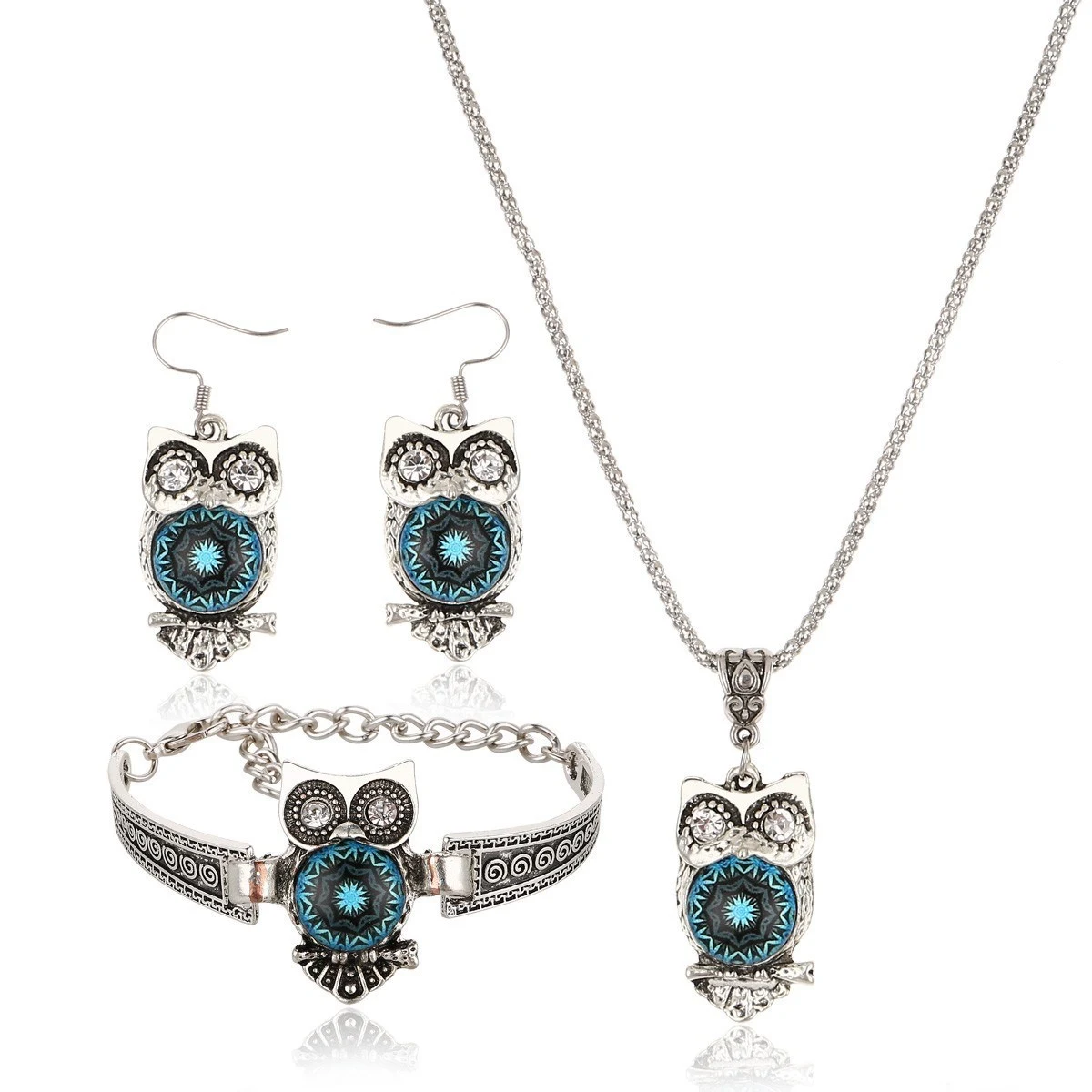 Title 5, Conjunto feminino de três peças com pulseira, b...