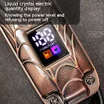 LCD Dijital Ekranlı Yüksek Güçlü Erkek Elektrikli Saç Kesme Makinesi. Net ve kolay bir kesim için tasarlanmıştır. — Fotoğraf 11