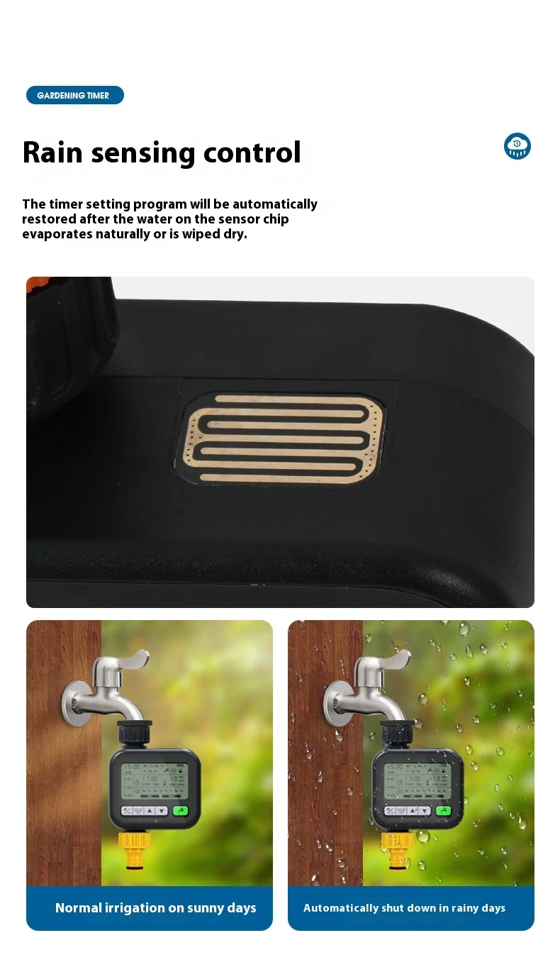 Title 3, Automatic Garden Watering Timer Effortlessly wa...