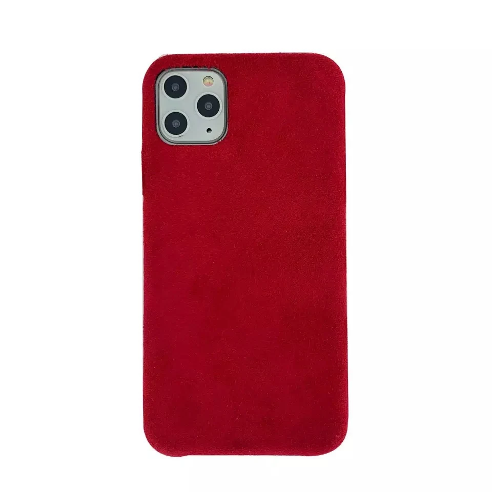 Title 4, Capa de pelúcia para iPhone 11 com veludo de ve...