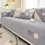 Capa de sofá simples e moderna para almofada. Proteja seu sofá com estilo, fácil de colocar e lavar, macia e perfeita para sua sala. — foto 6